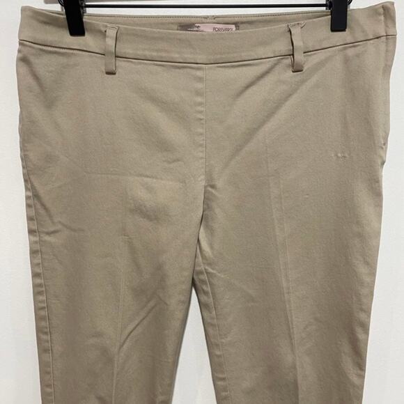 Forever 21 Contemporary Tan Skinny Pants Size 6 - Picture 2 of 9